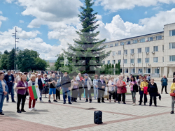 Търговище - протест - национална валута