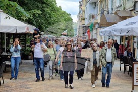 Шумен - протест - запазване на лева