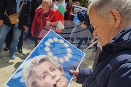 Перник - протест за запазване на българския лев