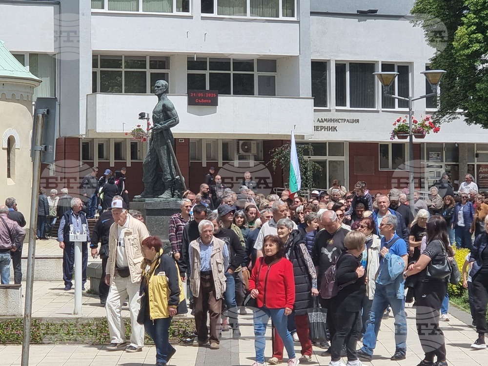 Перник - протест за запазване на българския лев