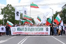 „Искаме си лева! Искаме си референдума“ - протест