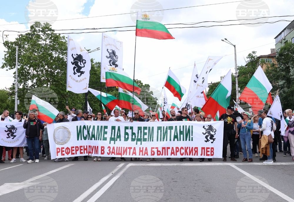„Искаме си лева! Искаме си референдума“ - протест