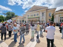 Ямбол - въвеждане на еврото - протести