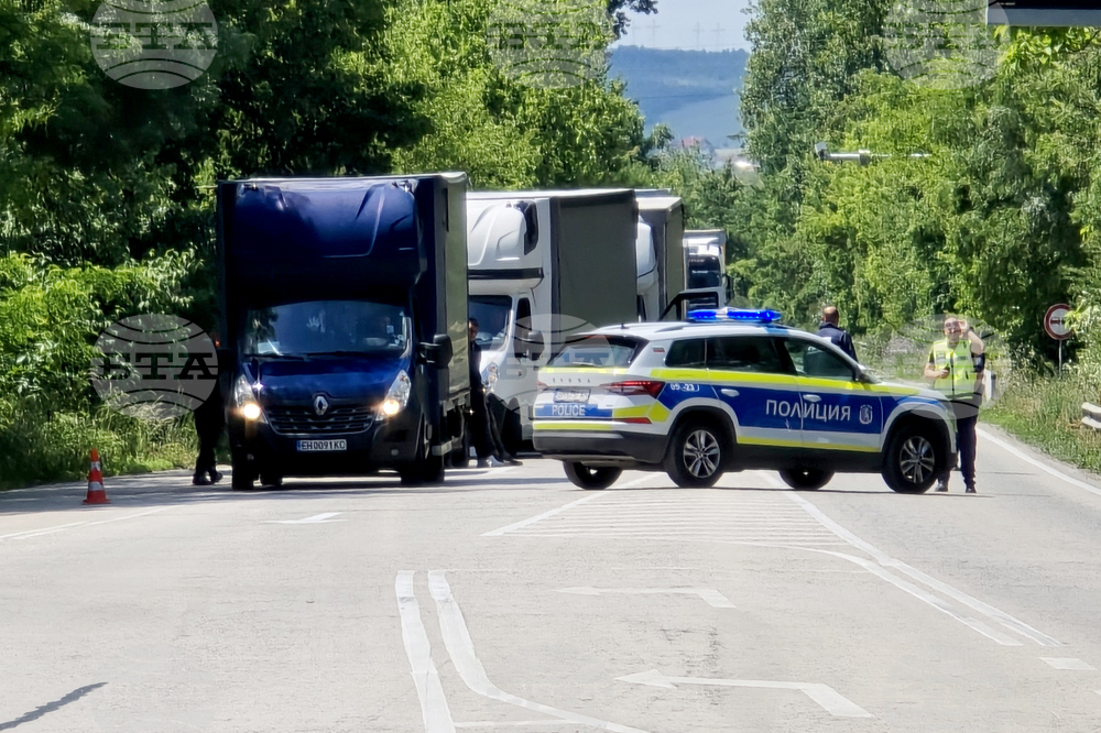 Видин - международен път Е79 - запазване на българския лев - протест