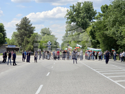 Видин - международен път Е79 - запазване на българския лев - протест