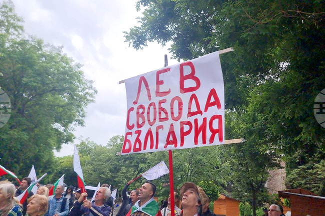 Стара Загора - протест - лев