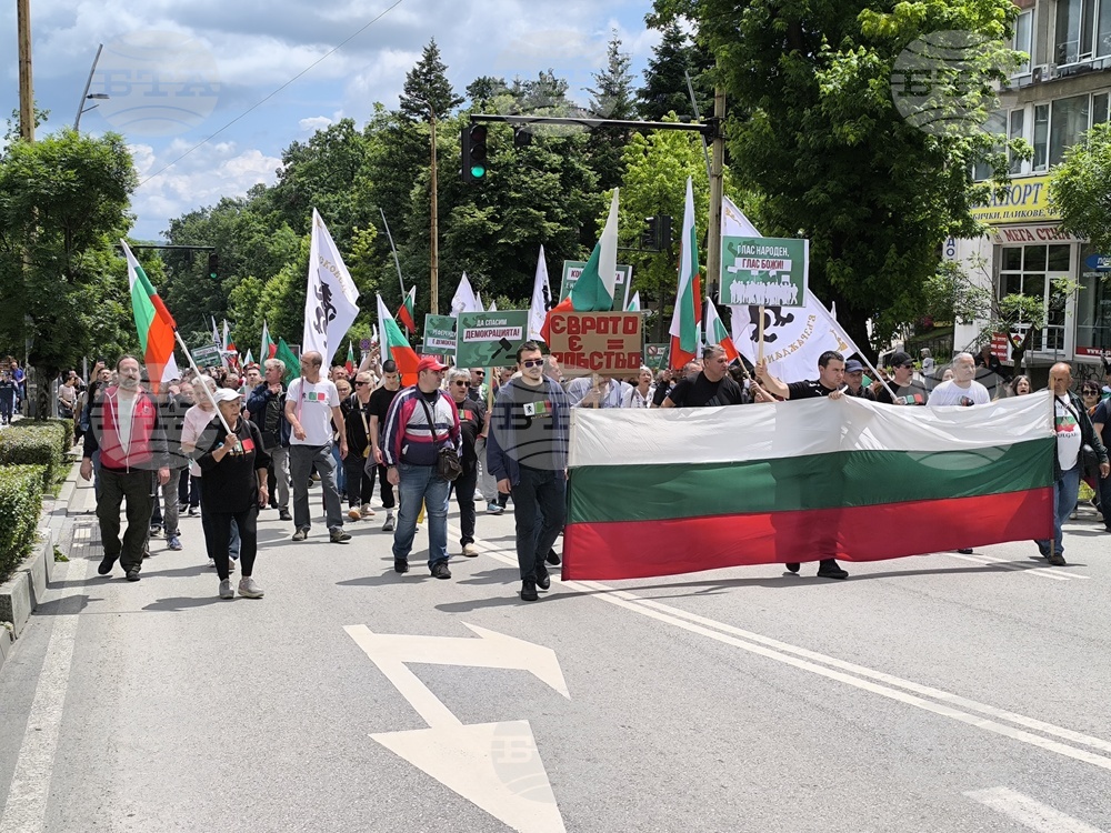 Велико Търново - протестно шествие - евро