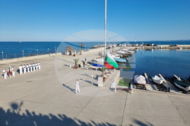 Поморие - син флаг - рибарско пристанище „Поморие“