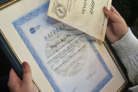 Бургас - награждаване - конкурс „Който спаси един човешки живот, спасява цяла вселена“
