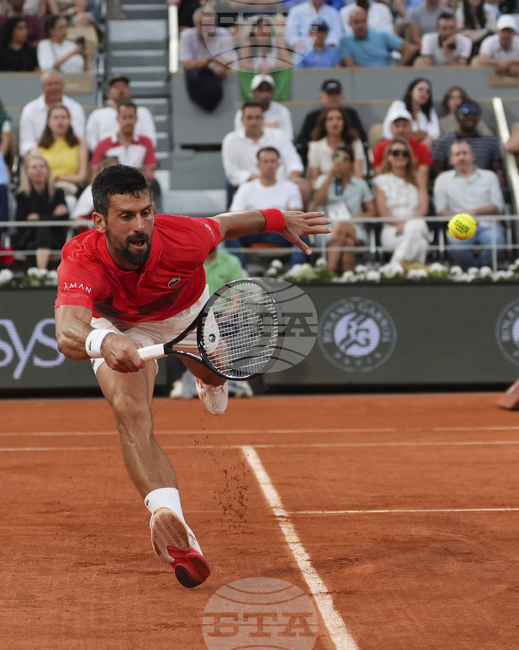 Новак Джокович се класира за четвъртия кръг на Откритото първенство по тенис на Франция с 99-ата си победа на кортовете в Париж