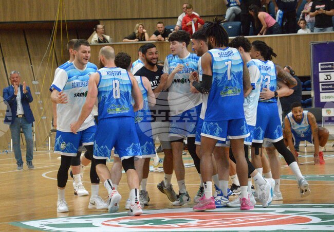 Баскетболният Рилски спортист допусна поражение като гост на испанския Мурсия в турнира ФИБА Къп