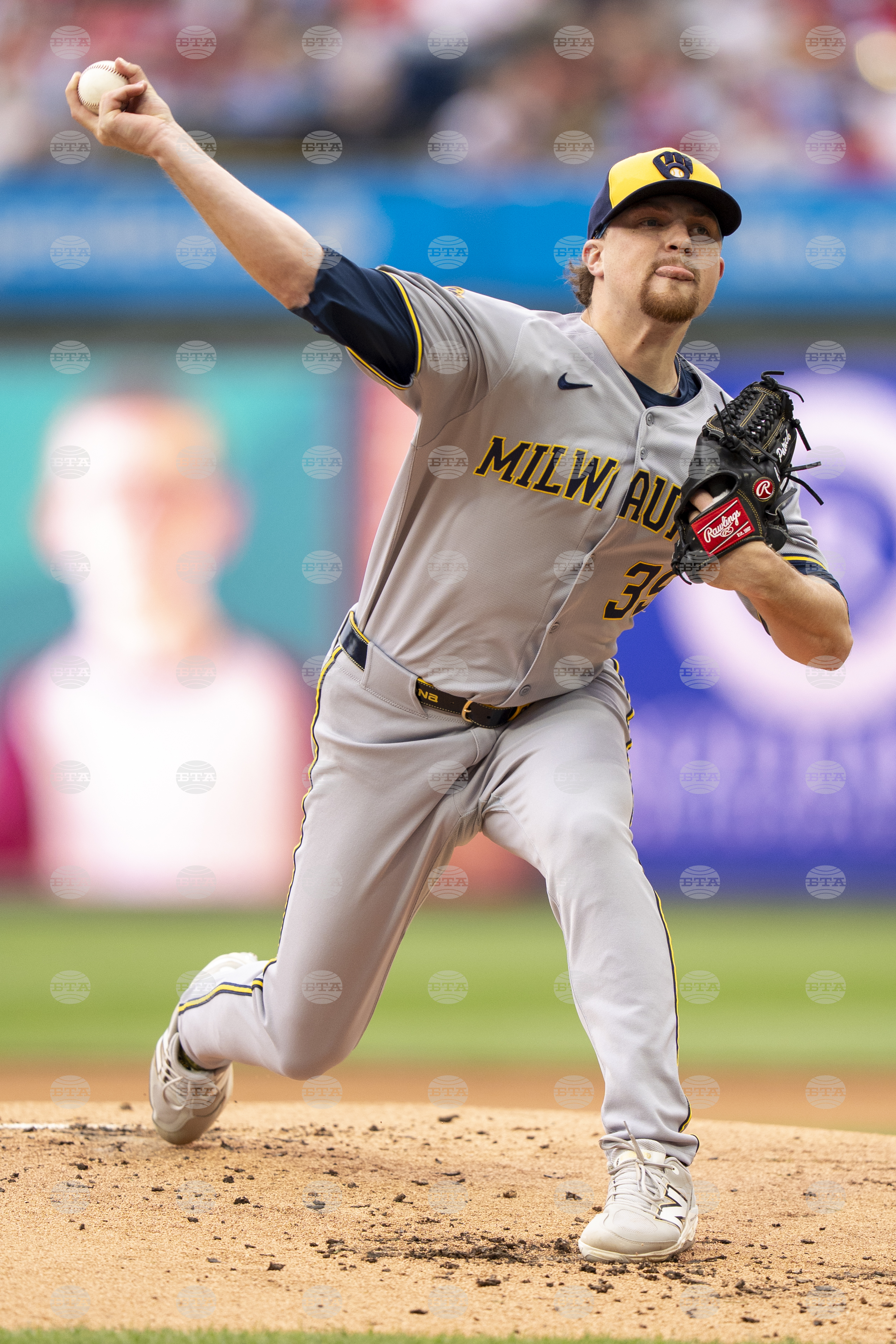 Brewers Phillies Baseball