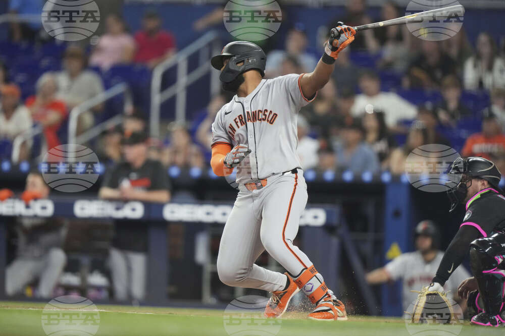 Giants Marlins Baseball