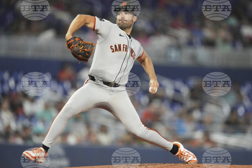 Giants Marlins Baseball