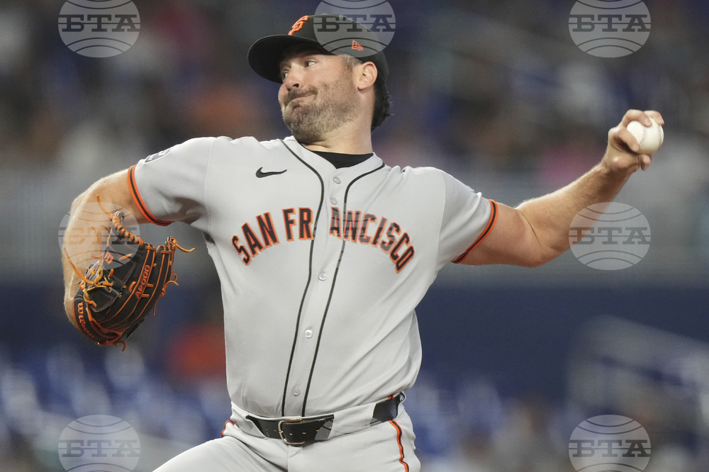 Giants Marlins Baseball
