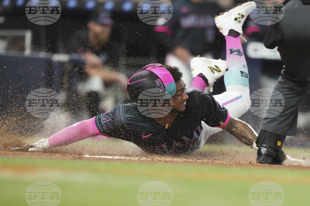 Giants Marlins Baseball