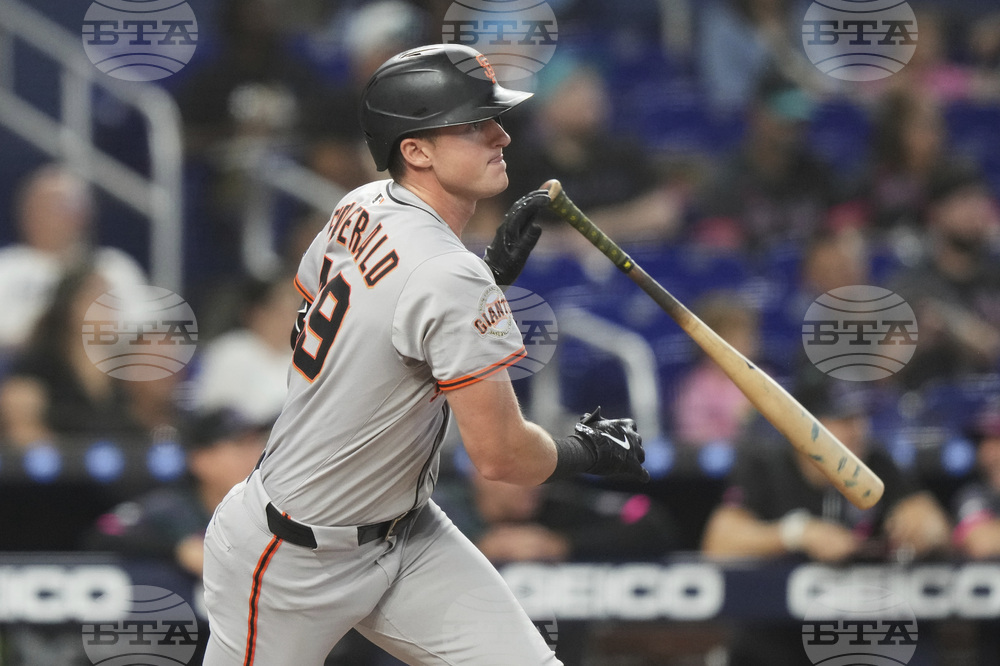 Giants Marlins Baseball