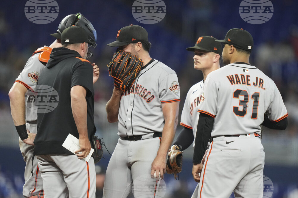 Giants Marlins Baseball