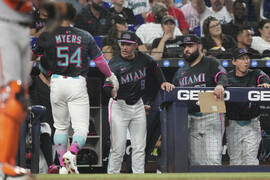 Giants Marlins Baseball