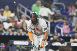 Giants Marlins Baseball