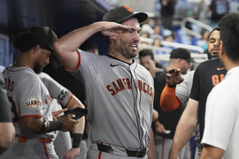 Giants Marlins Baseball