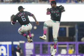 Giants Marlins Baseball