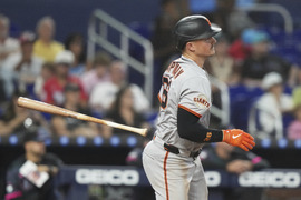Giants Marlins Baseball