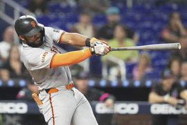 Giants Marlins Baseball