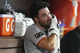 Giants Marlins Baseball