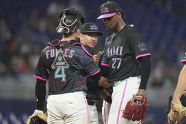 Giants Marlins Baseball