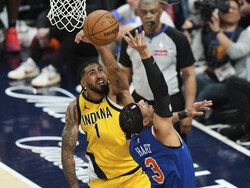 APTOPIX Knicks Pacers Basketball