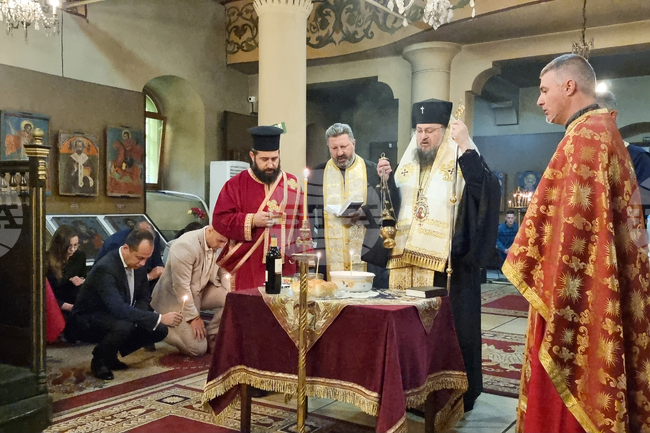 Панихида за Христо Ботев и четата му отслужи днес Врачанският митрополит Григорий в храм „Св. Възнесение“ във Враца 