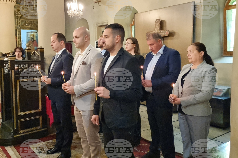 Враца - храм „Св. Възнесение“ - възпоменателна панихида за Христо Ботев