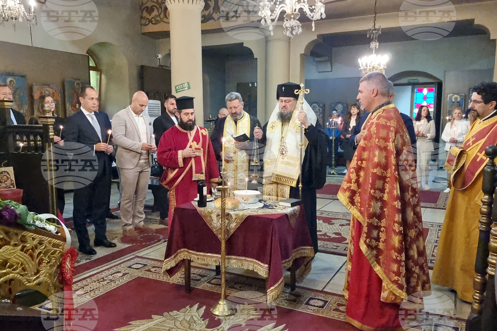 Враца - храм „Св. Възнесение“ - възпоменателна панихида за Христо Ботев