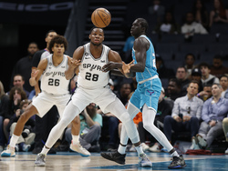 Spurs Hornets Basketball