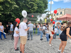 Пловдив - деца загинали на пътя - мирно бдение