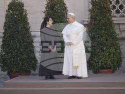 Vatican Pope Giro d'Italia Cycling