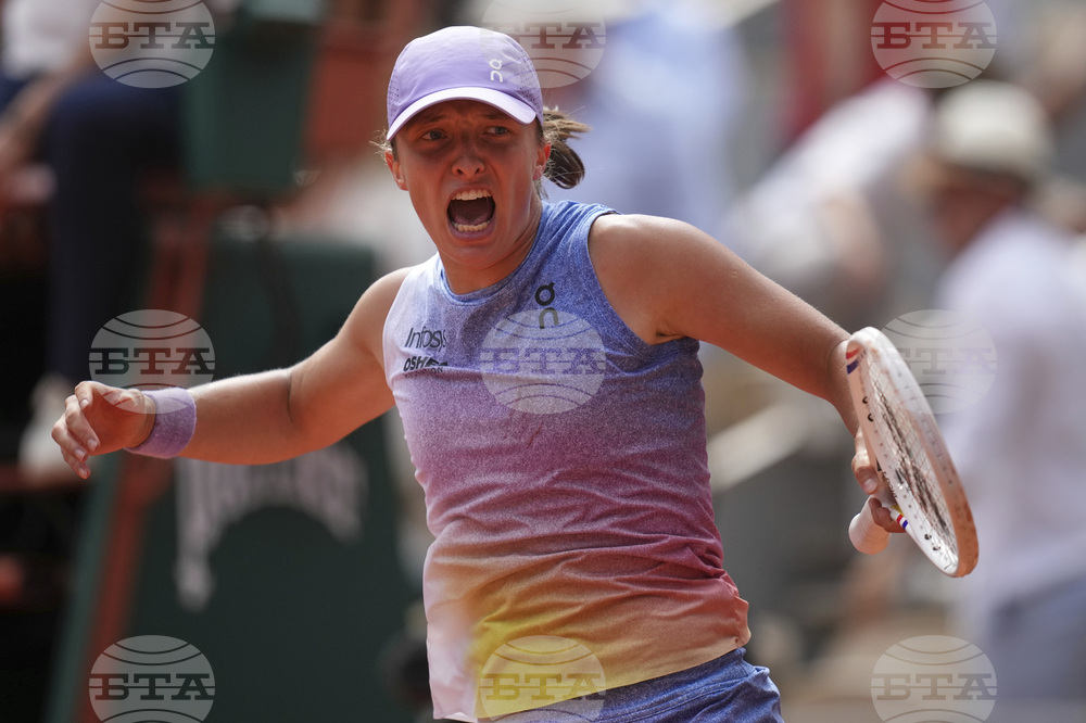 APTOPIX French Open Tennis