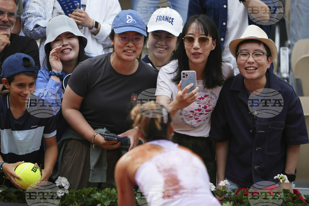 APTOPIX French Open Tennis