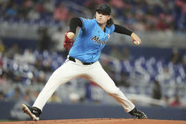 Giants Marlins Baseball