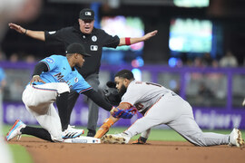 Giants Marlins Baseball