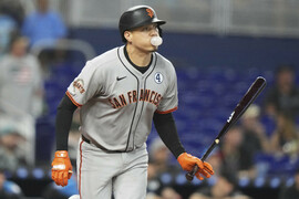 Giants Marlins Baseball