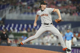 Giants Marlins Baseball