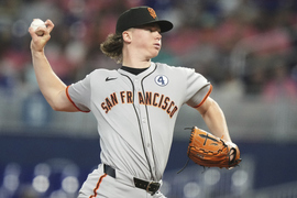 Giants Marlins Baseball