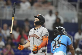 Giants Marlins Baseball