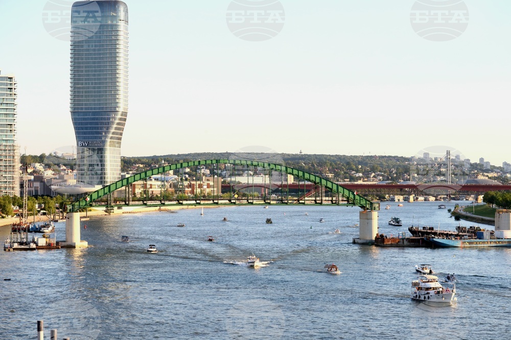 Арката на моста над р. Сава в Белград ще бъде премахната в рамките на 3 дни 