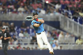 Giants Marlins Baseball