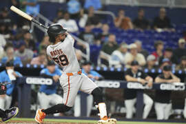 Giants Marlins Baseball