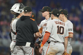 Giants Marlins Baseball