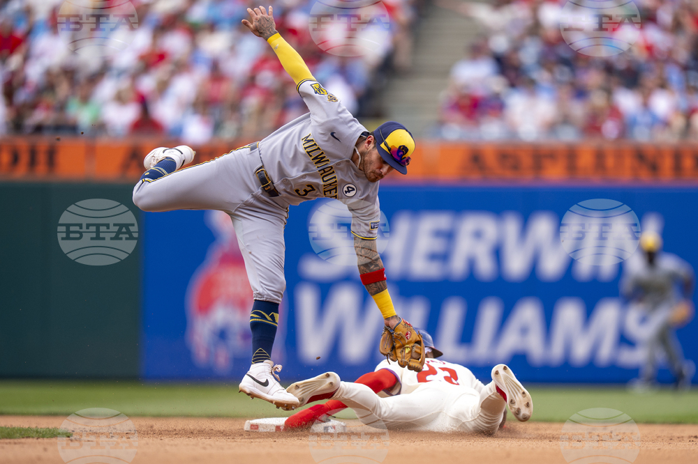Brewers Phillies Baseball
